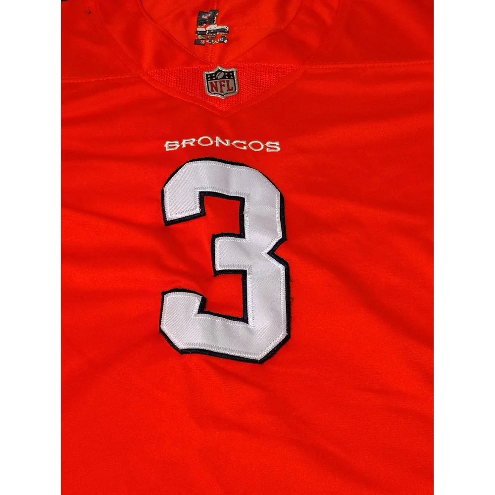 Youth‎ Denver Broncos NFL Nike On Field Jersey Russell Wilson 3 Orange Large